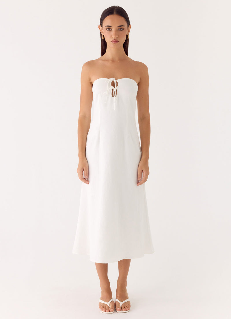 Sun Searching Maxi Dress - White