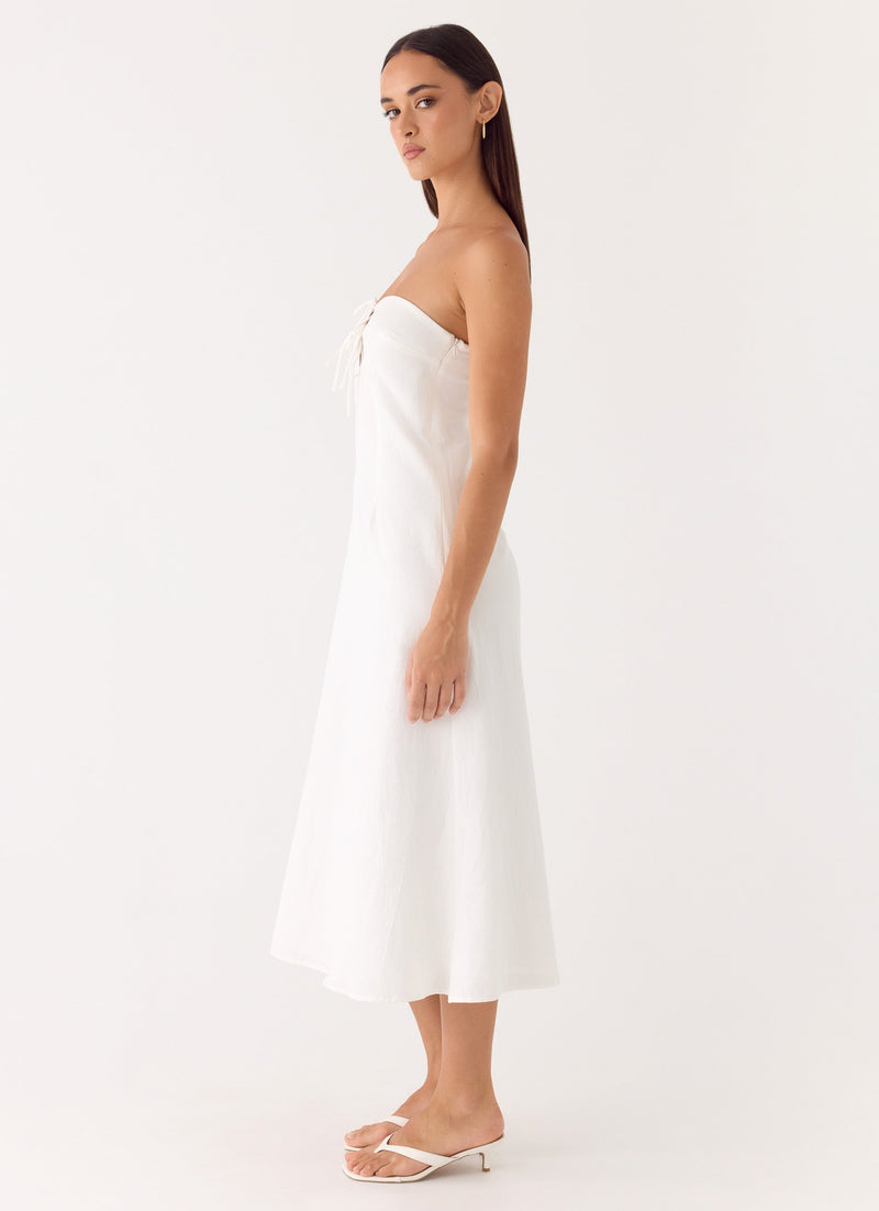 Sun Searching Maxi Dress - White