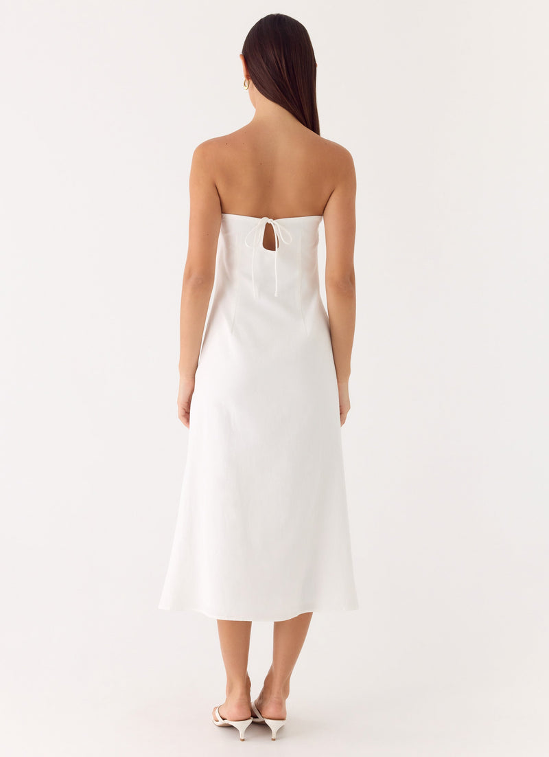 Sun Searching Maxi Dress - White