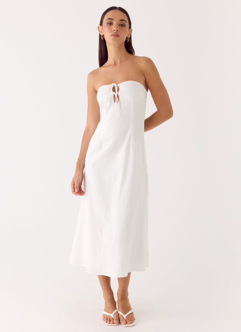 Sun Searching Maxi Dress - White