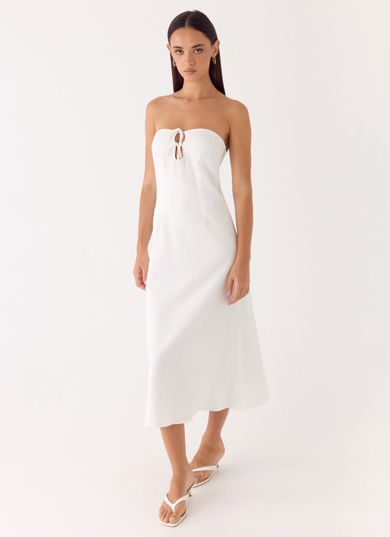 Sun Searching Maxi Dress - White