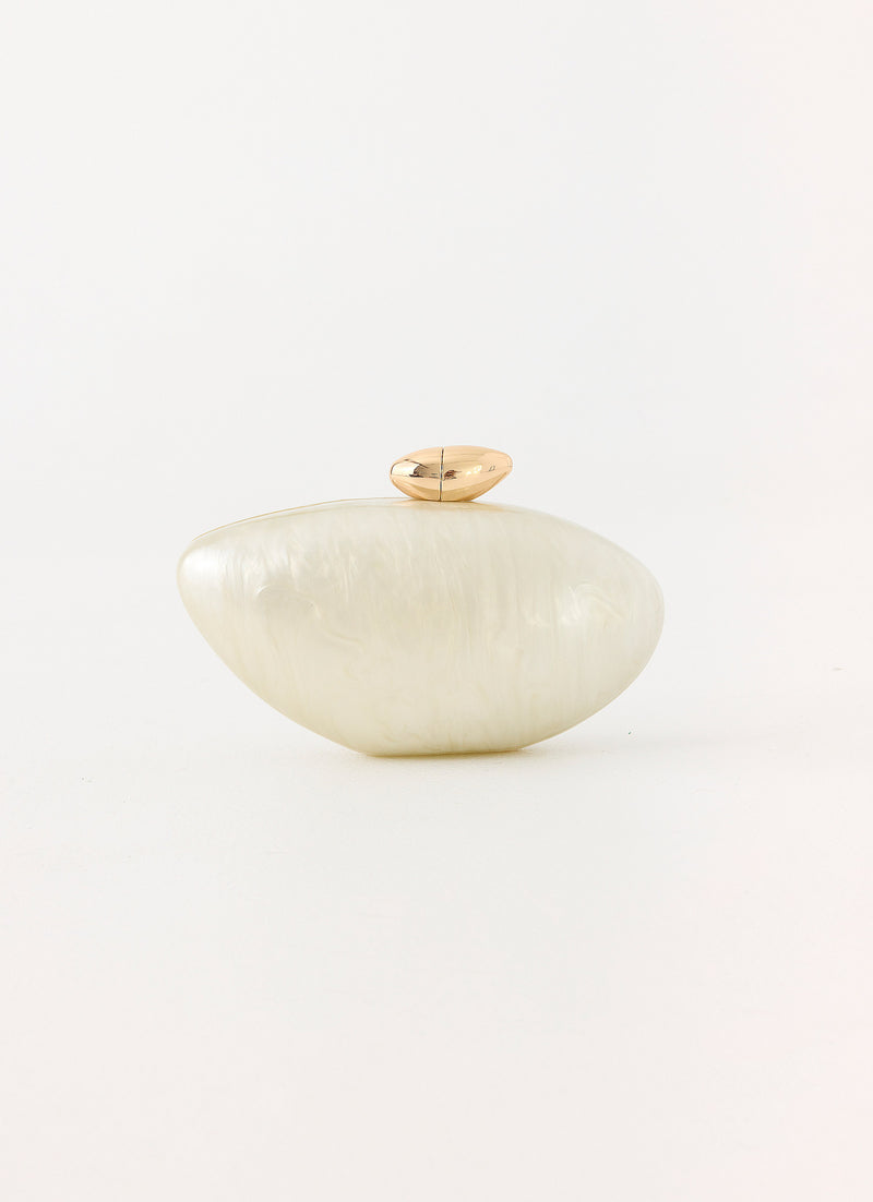 Sweet Escape Clutch Bag - Pearl