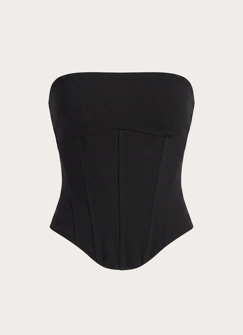 Tillie Corset Top - Black