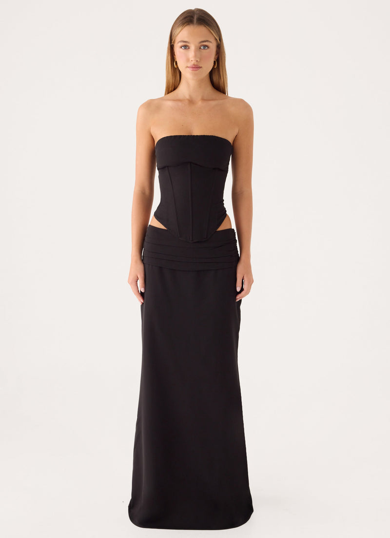 Tillie Corset Top - Black