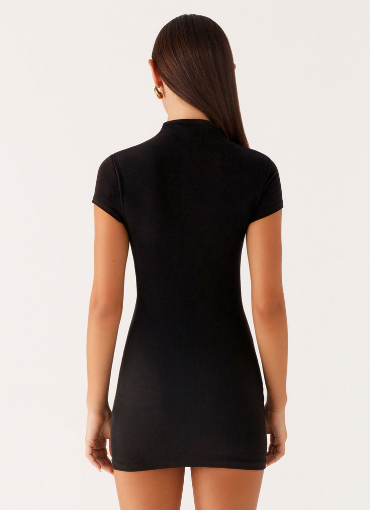 Time Capsule Cut Out Mini Dress - Black