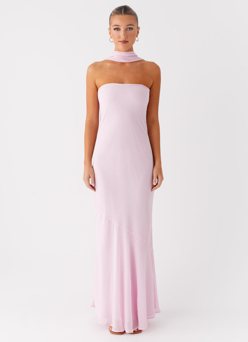 Under The Pagoda Maxi Dress - Pink