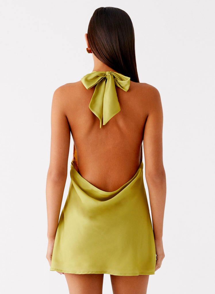 Varindra Cowl Mini Dress - Jungle Floral