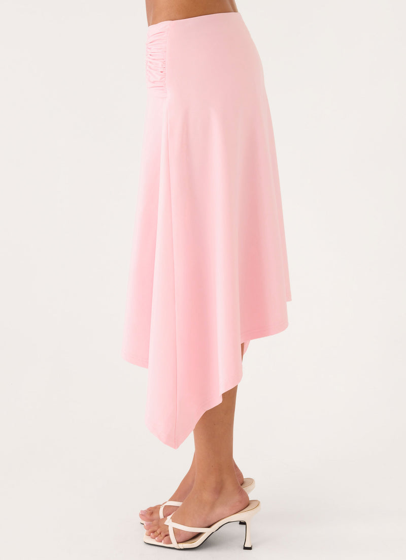 Vickine Midi Skirt - Pink
