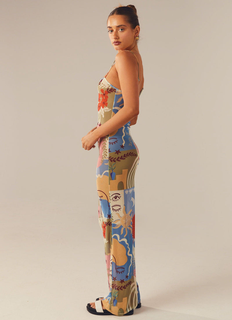 Wanderlust Maxi Dress - Fantasy Muse - Peppermayo