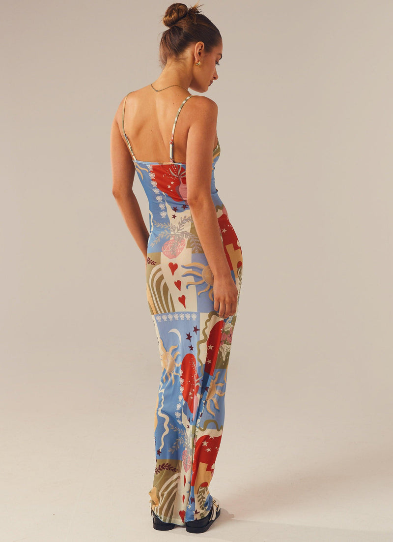Wanderlust Maxi Dress - Fantasy Muse - Peppermayo