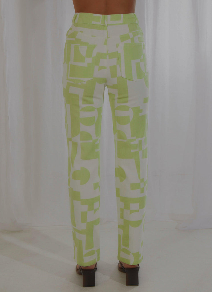 Electric Avenue Pants - Lime - Peppermayo