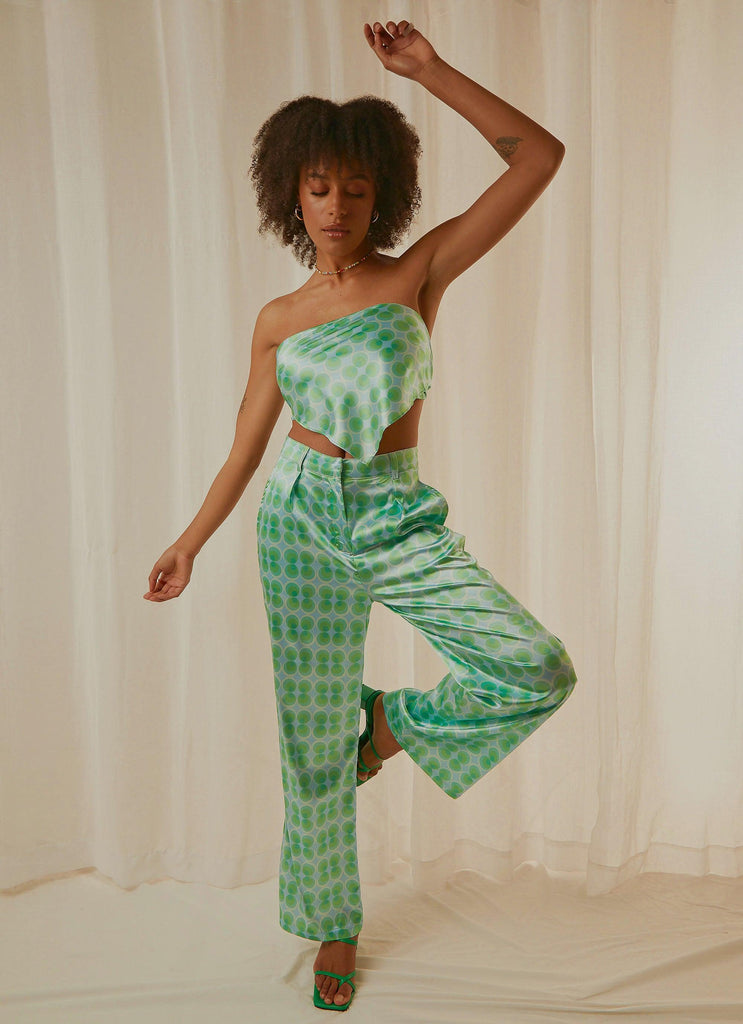 Past Treasures Pants - Seafoam - Peppermayo