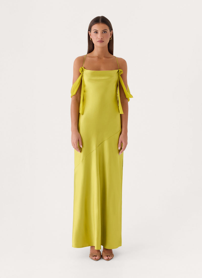 Anabella Maxi Dress - Olive Green