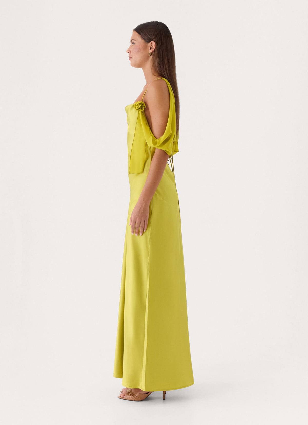 Anabella Maxi Dress - Olive Green