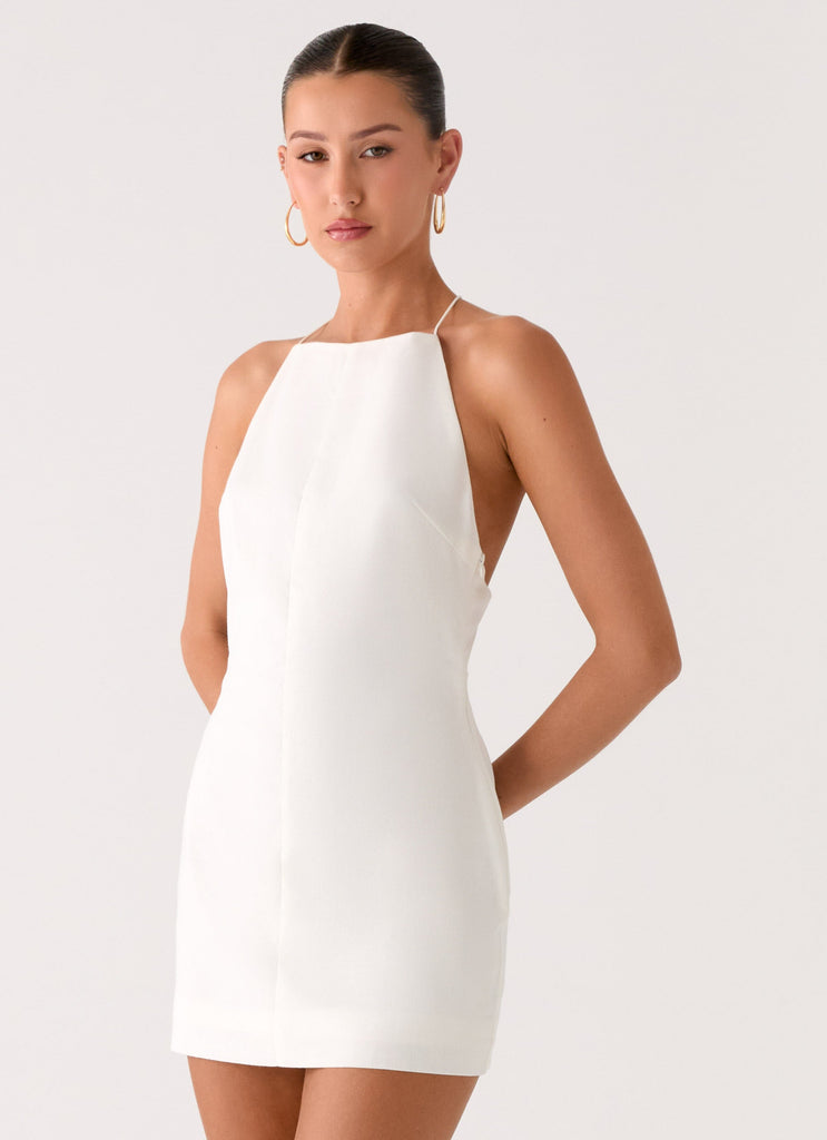 Again And Again Mini Dress - Ivory