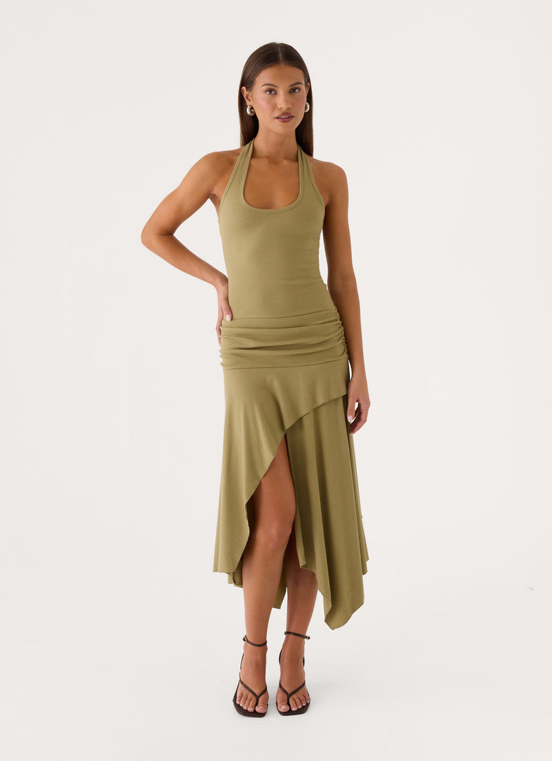 Alise Midi Dress - Green