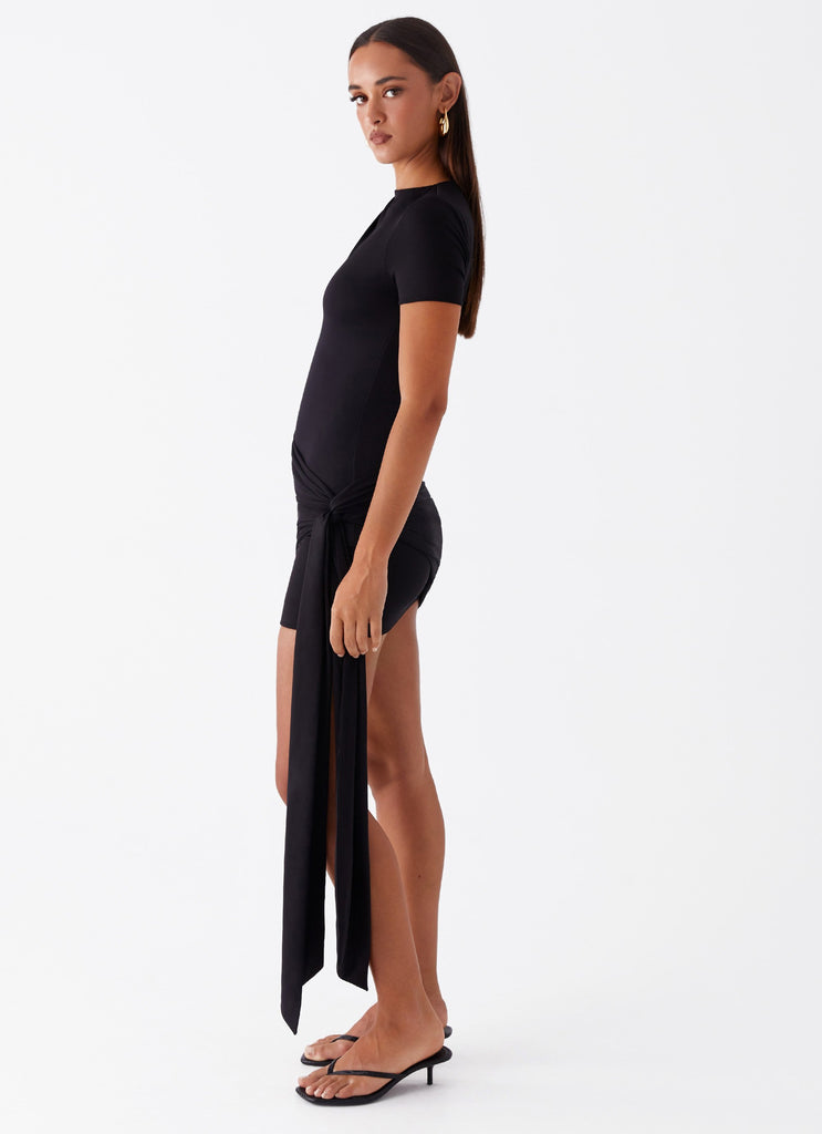 Anisa Mini Dress - Black