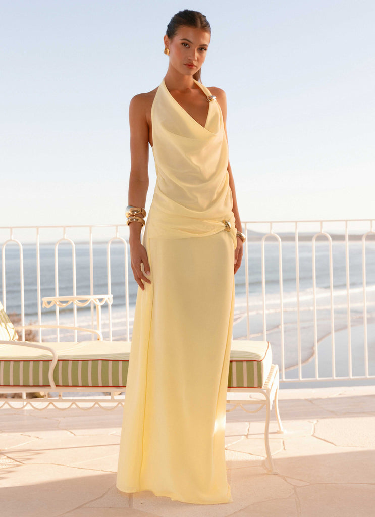 Anuhea Cowl Top - Yellow