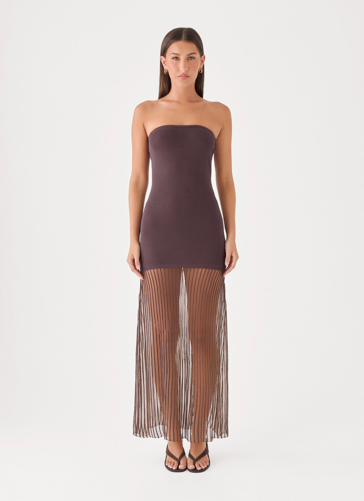 Aspen Maxi Dress - Chocolate