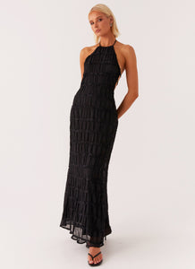 Aullie Maxi Dress - Black