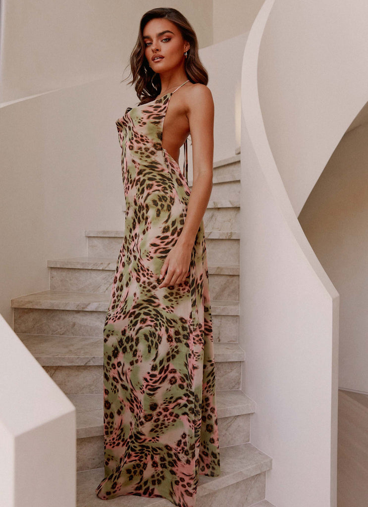 Austeja Maxi Dress - Swirl Leo