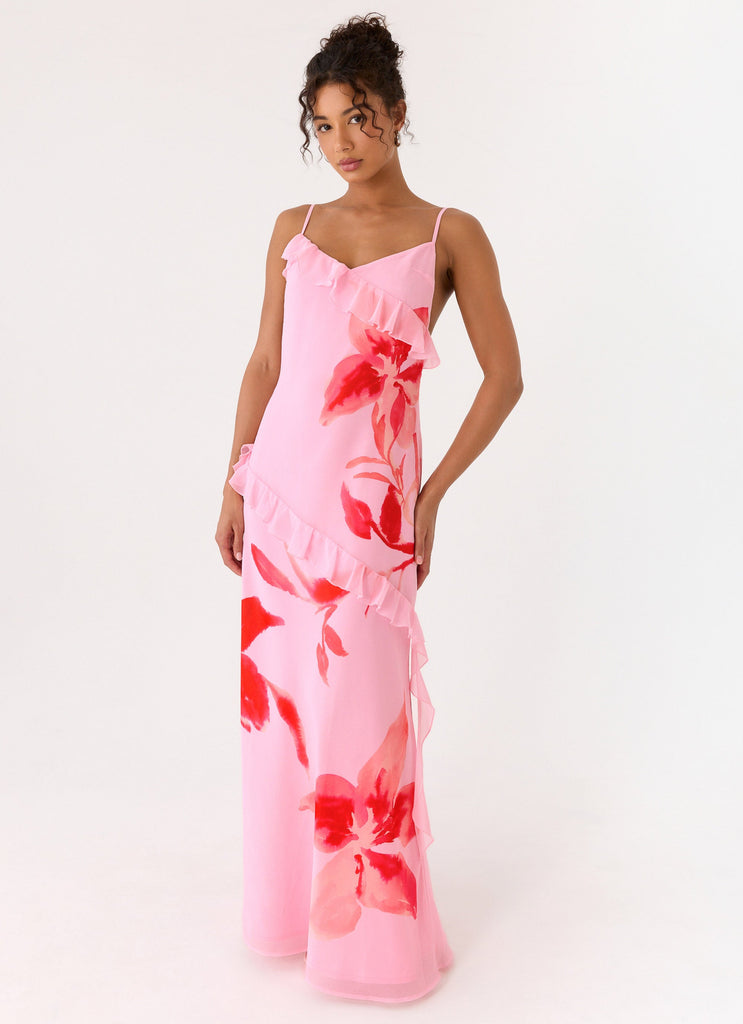 Ayesha Maxi Dress - Pink Petal