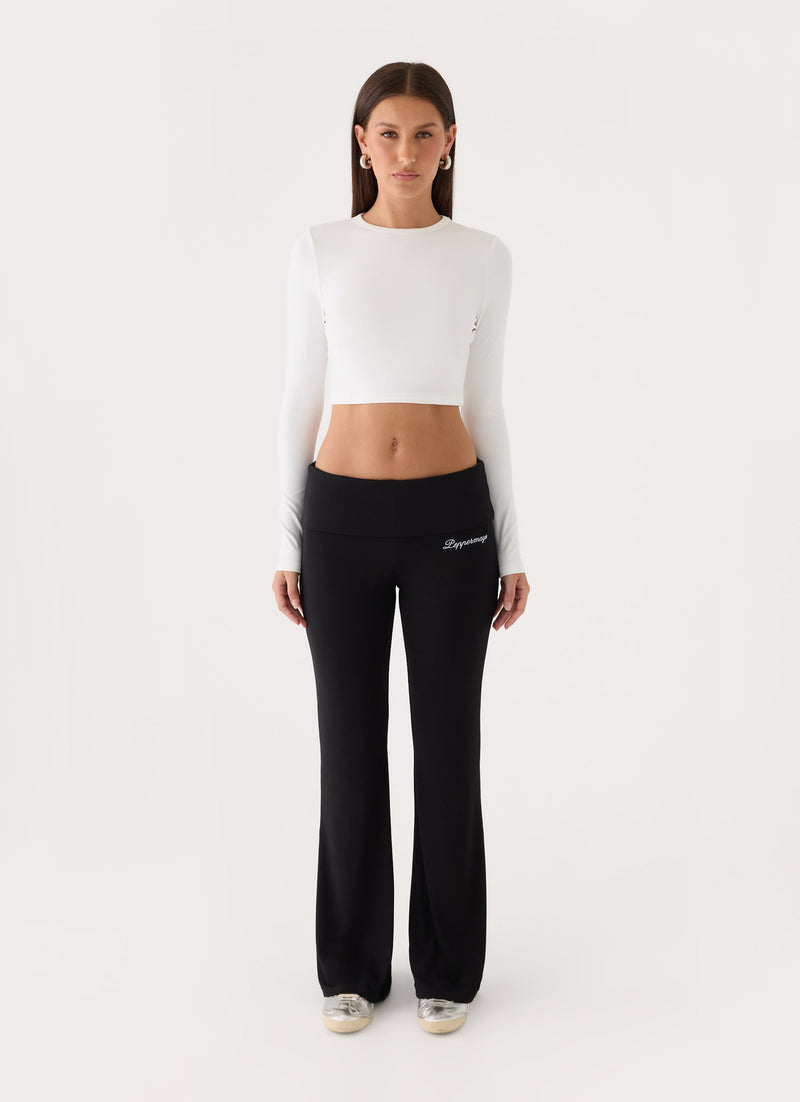 Baby Deluxe Cropped Tee - White