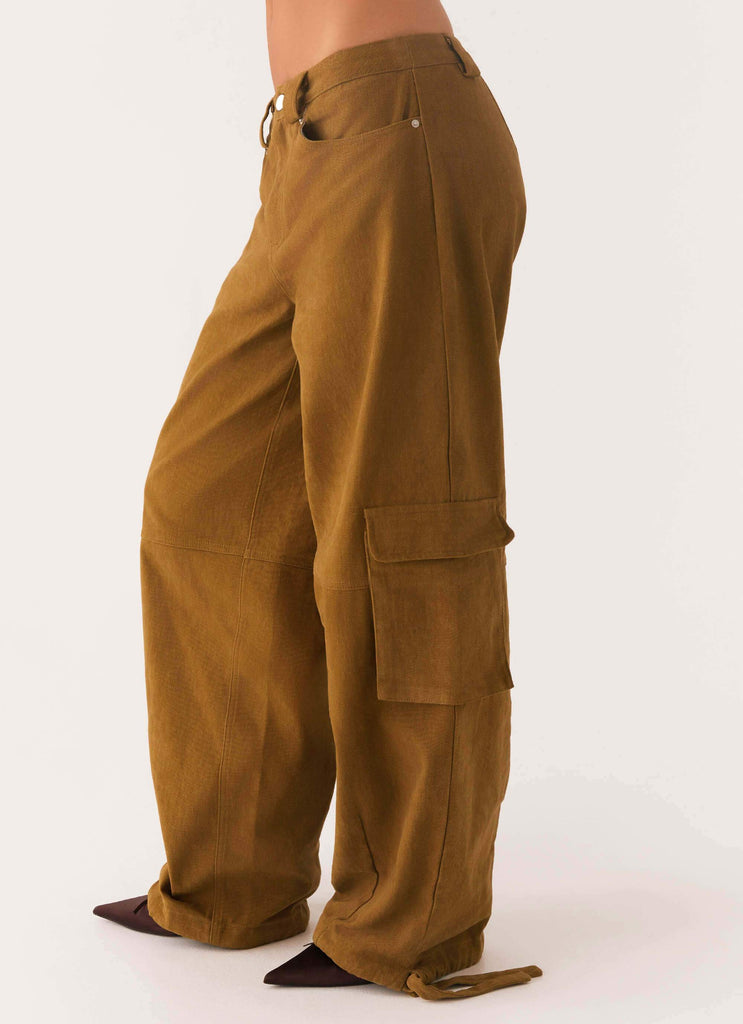 Back In Time Cargo Pant - Brown