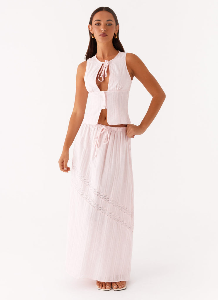 Bailey Maxi Skirt - Blush