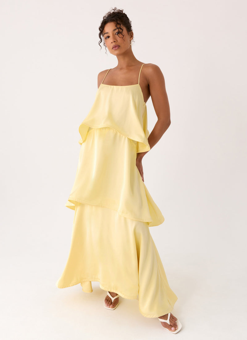 Becka Maxi Dress - Yellow