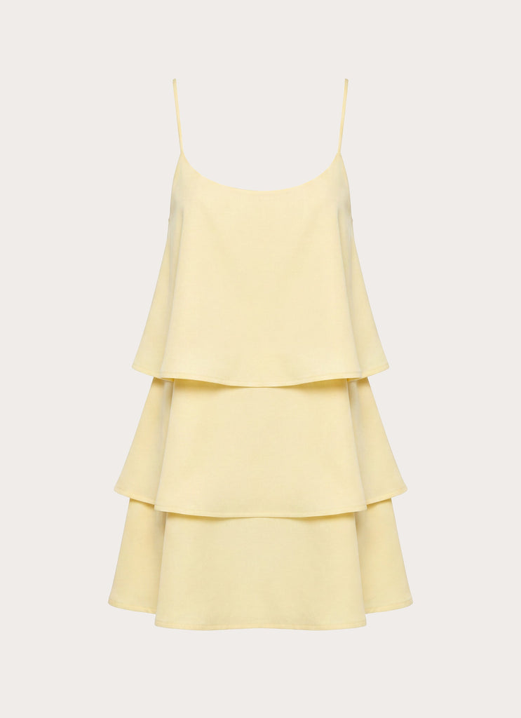 Becka Mini Dress - Yellow