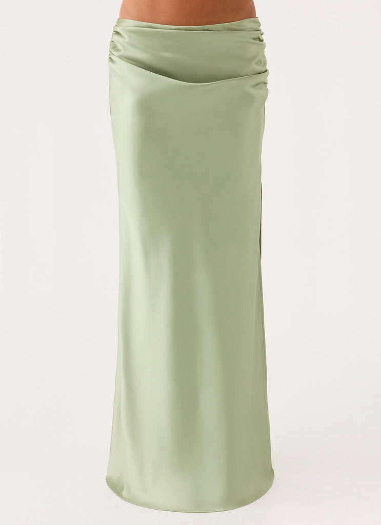 Belle Chime Maxi Skirt - Sage