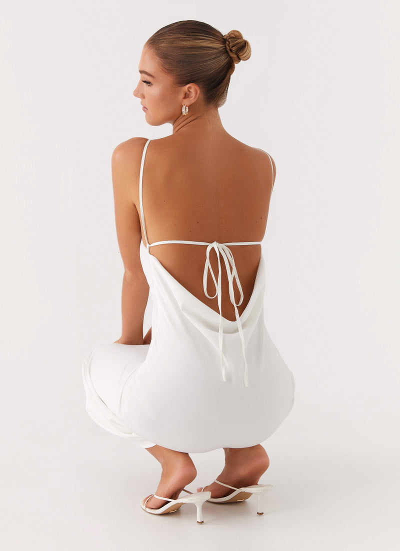 Bentley Midi Dress - White