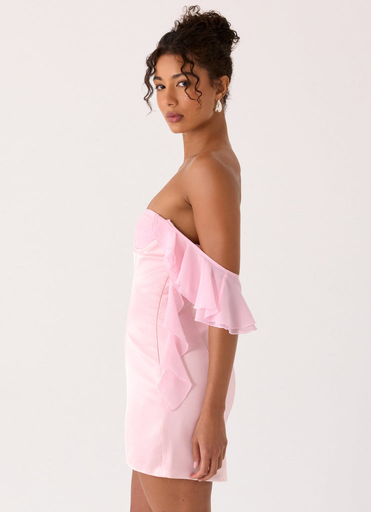 Bex Strapless Mini Dress - Pink
