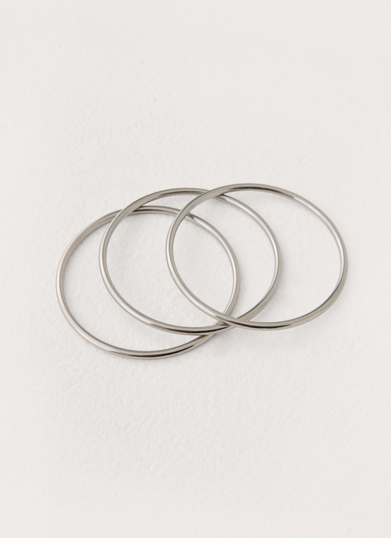 Blair Bangles - Silver