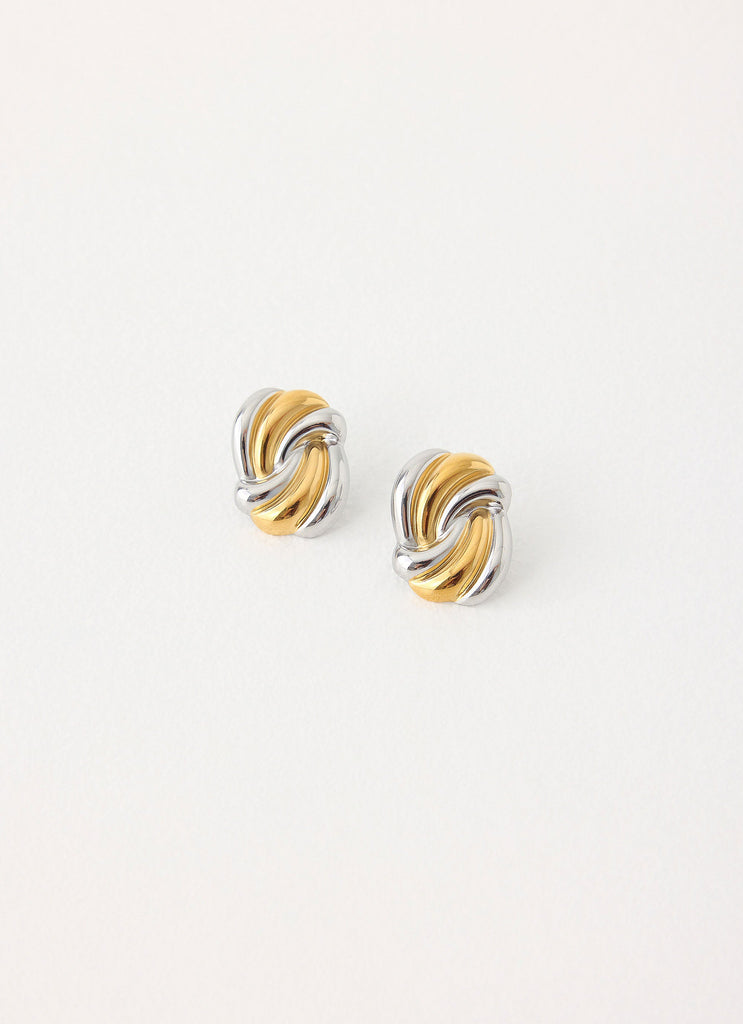 Blur Earrings - Gold/Silver