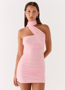 Breaking News Micro Mini Dress - Pink