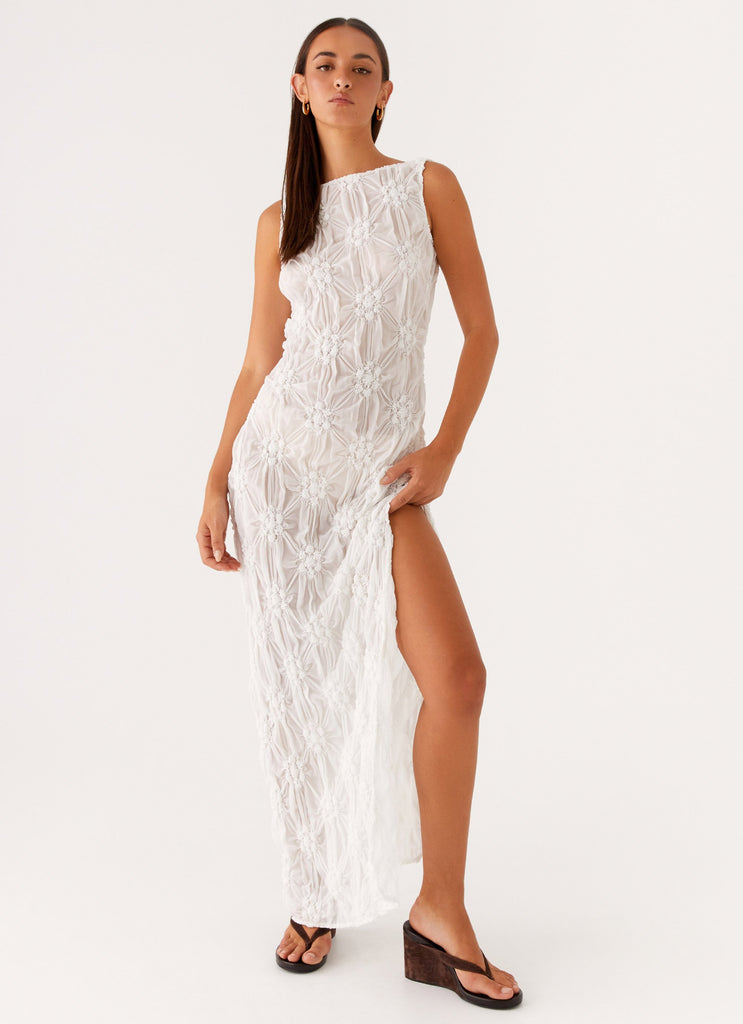 Briar Backless Maxi Dress - Ivory