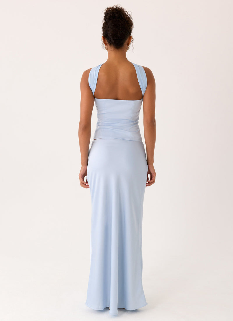 Bridgeta Maxi Skirt - Blue