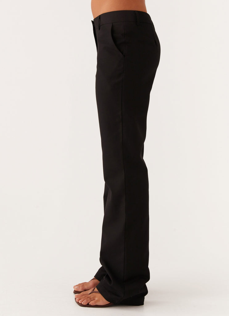 Britley Fitted Trouser - Black