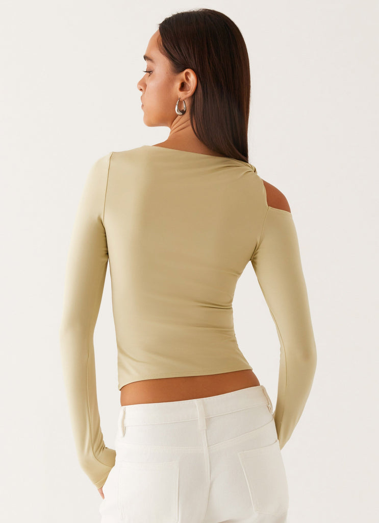 Calica Long Sleeve Top - Pastel Green