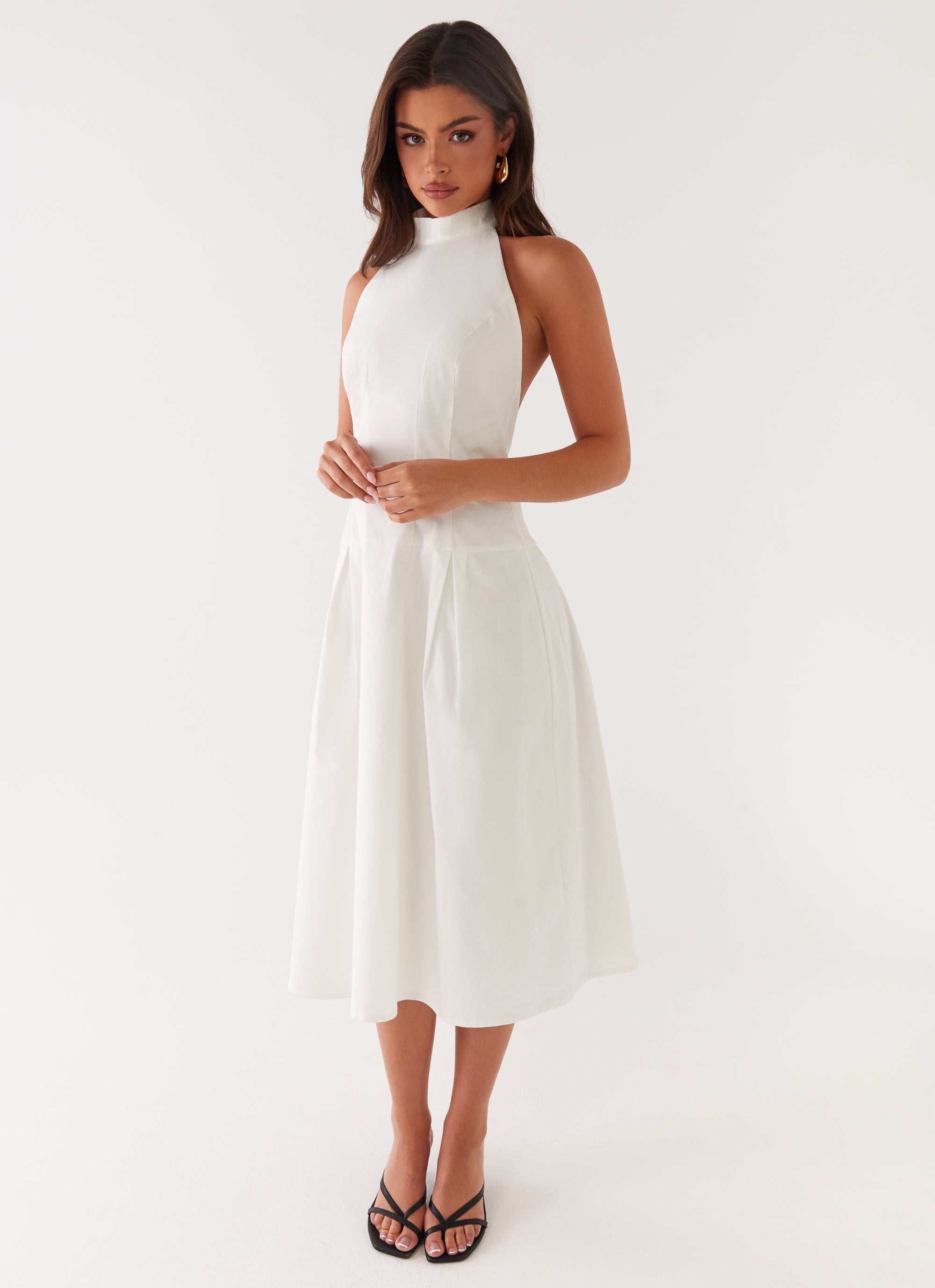 Calla Halter Midi Dress