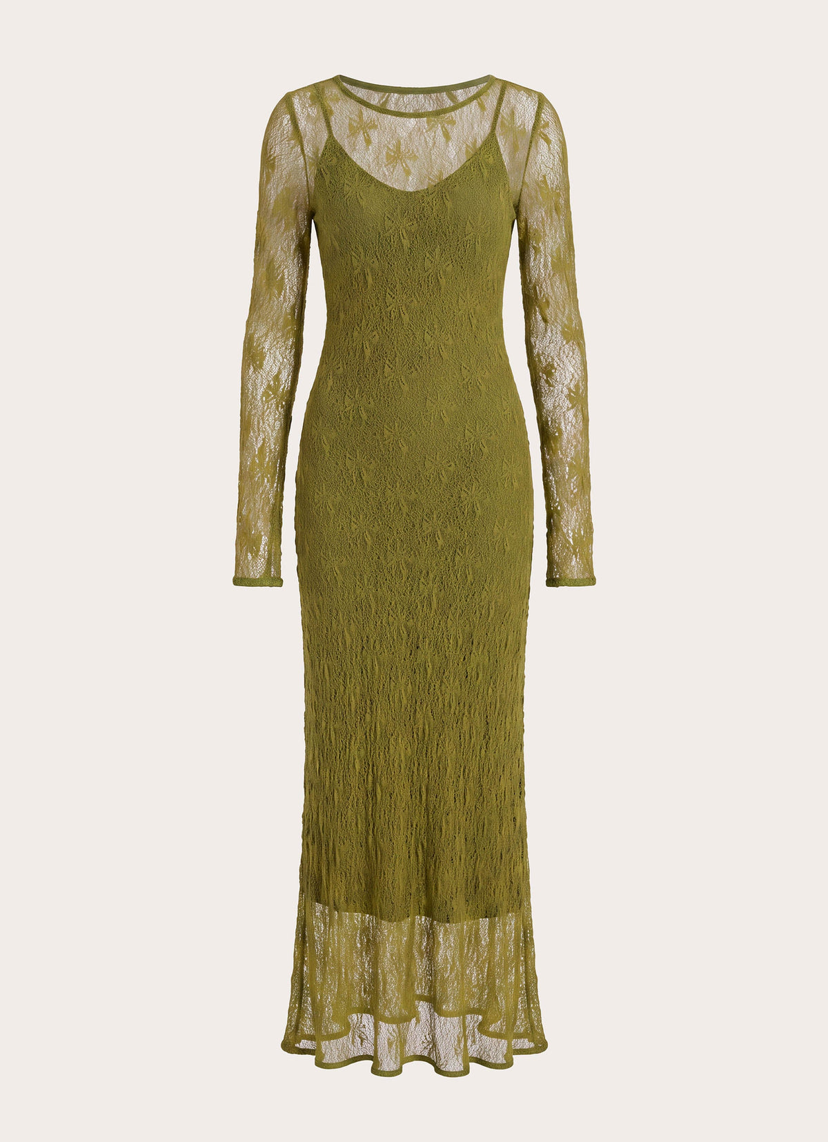 Chalet Maxi Dress - Olive Green