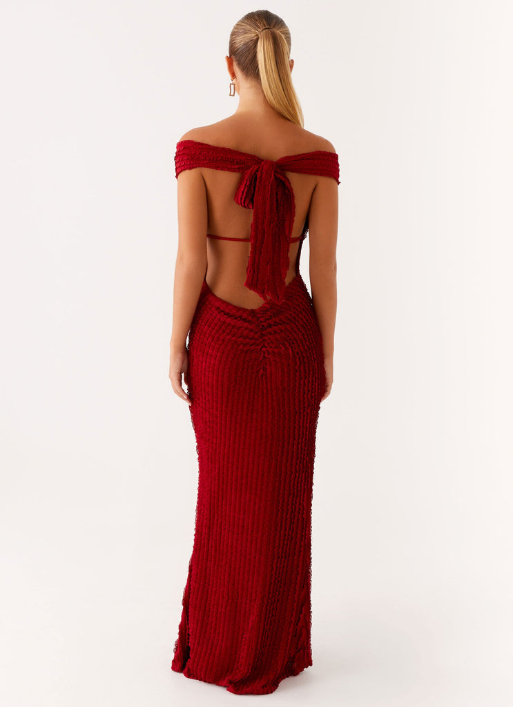 Chantelle Maxi Dress - Red