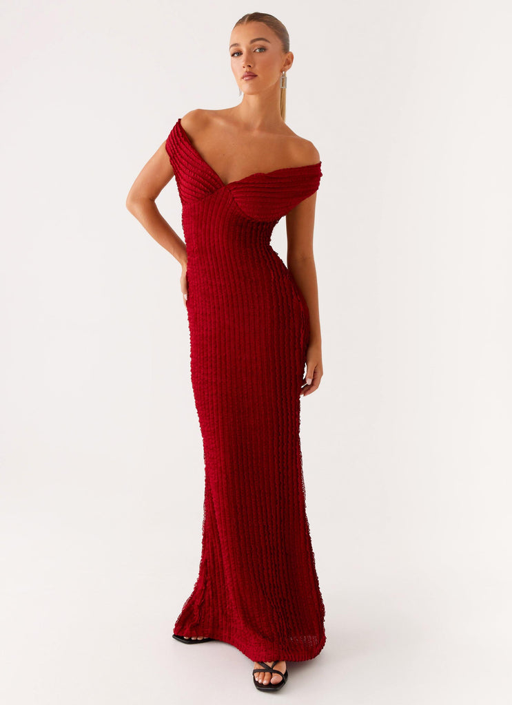 Chantelle Maxi Dress - Red