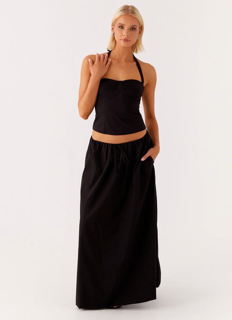 Cheryl Maxi Skirt - Black