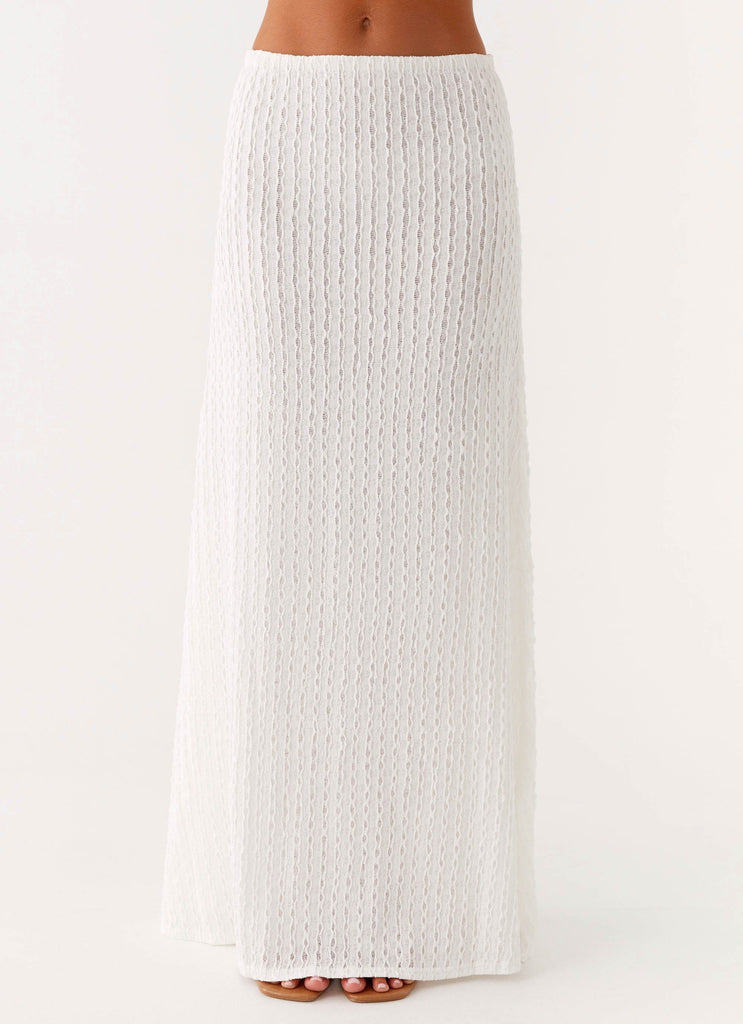 Clovelly Maxi Skirt - White