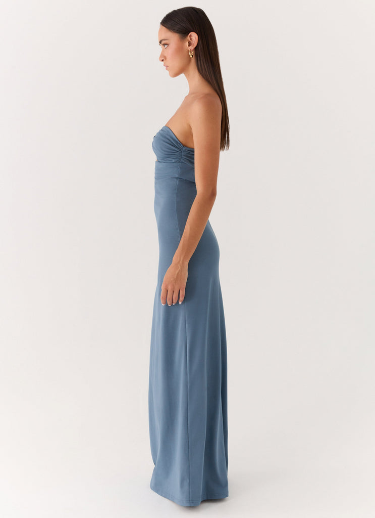 Coast Is Clear Maxi Dress - Coastal Blue