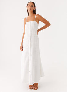 Cole Maxi Dress - White