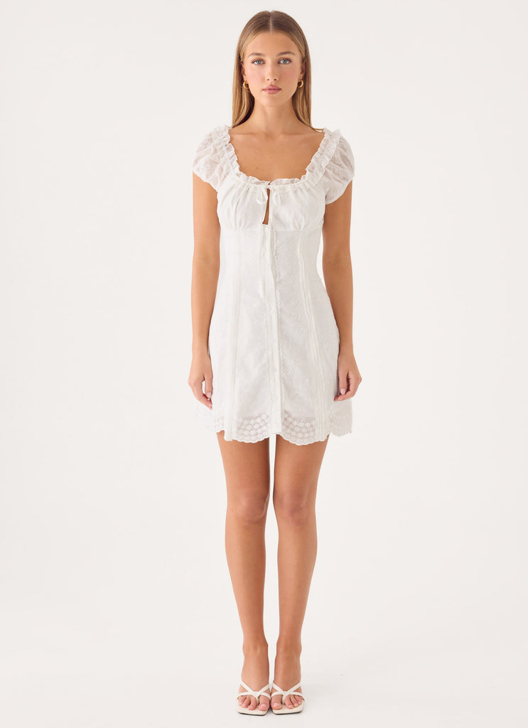 Complexity Mini Dress - White